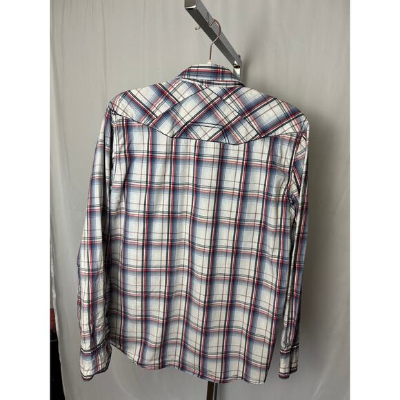 BKE Western Plaid Shirt - Rodeo Ready Style - M - Picture 14 of 14